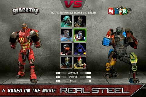 Real Steel 1.1.7 -  игра созданная по одноименному кинофильму